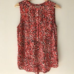 Bright Sleeveless Blouse